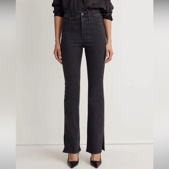 Madewell NWT Skinny Roadtripper Flare Jeans Size 29 in Bellhaven Wash: Slit-Hem - Picture 1 of 9